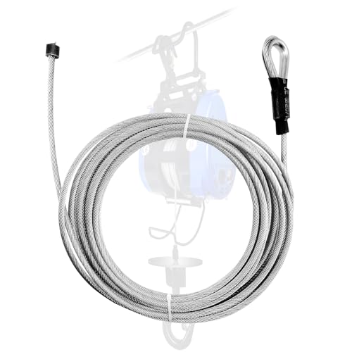太さ１センチ　１０mmＸ長さ３０m ウインチ用　超高強度ファイバー ロープ 41lqeBJ+7QL.jpg